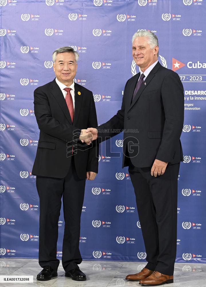 CUBA-HAVANA-LI XI-SUMMIT OF G77 AND CHINA