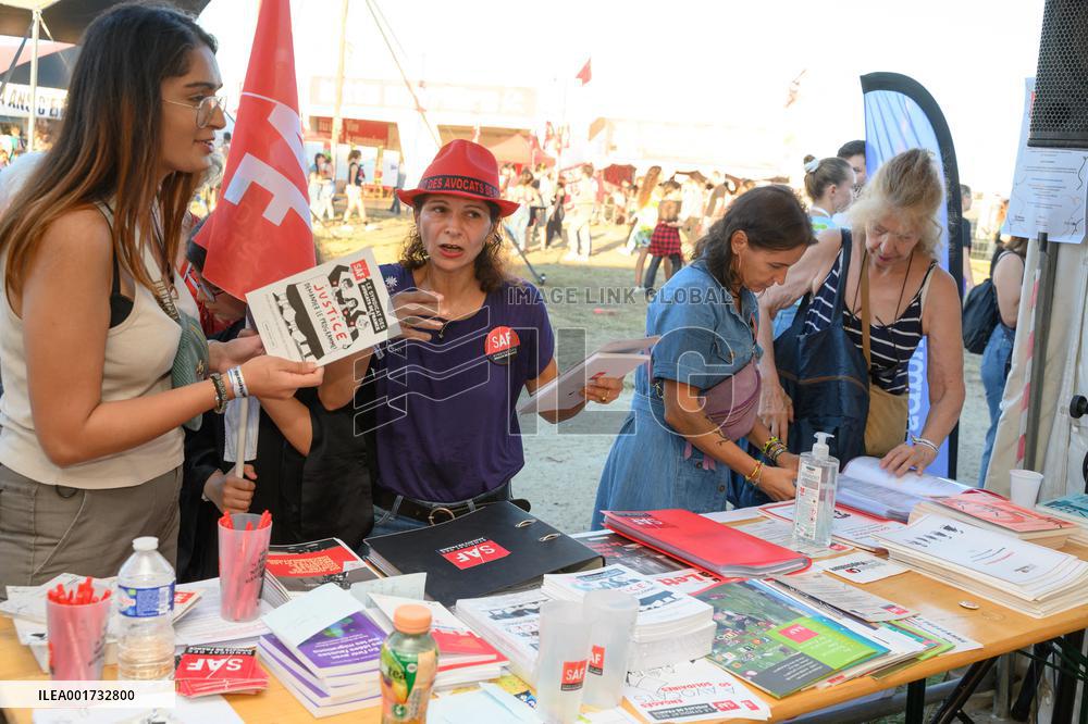 Fete de l'Humanite 2023 in Bretigny-Sur-Orge - France