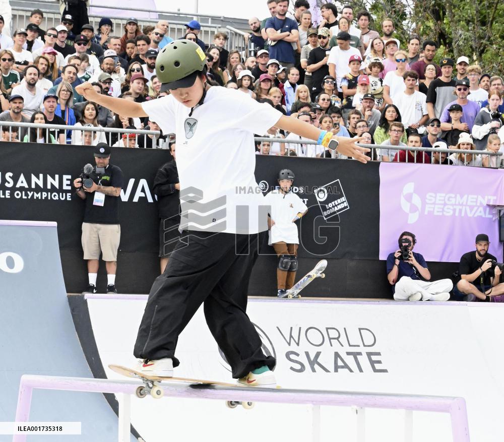 Skateboarding: Olympic qualifier in Lausanne