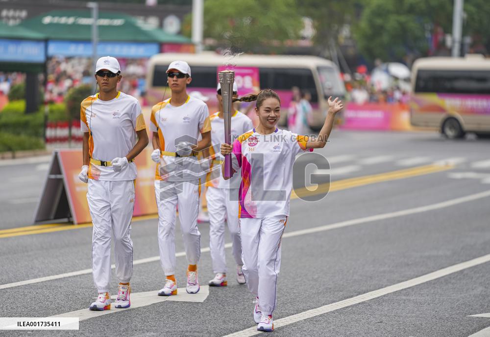 (SP)CHINA-ZHEJIANG-JINHUA-ASIAN GAMES-TORCH RELAY (CN)