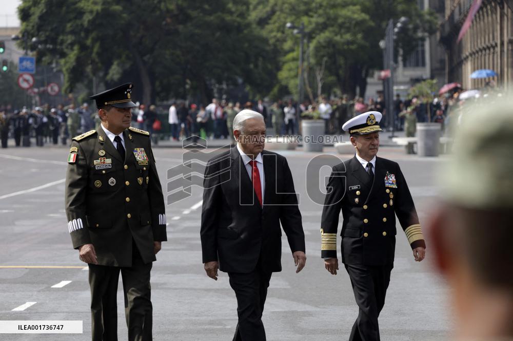Military Parade on Independence Day - Mexico