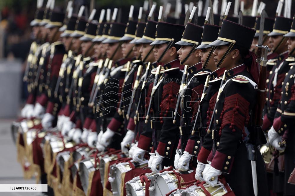 Military Parade on Independence Day - Mexico