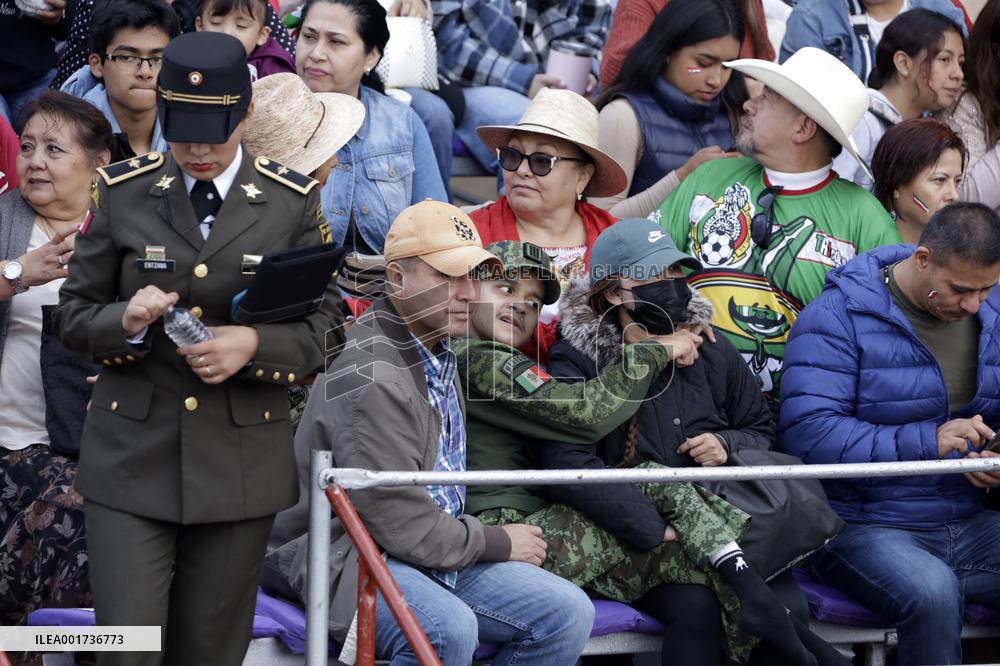 Military Parade on Independence Day - Mexico