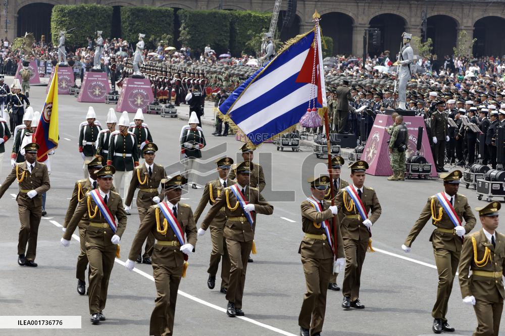 Military Parade on Independence Day - Mexico
