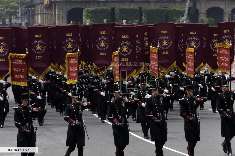Military Parade on Independence Day - Mexico