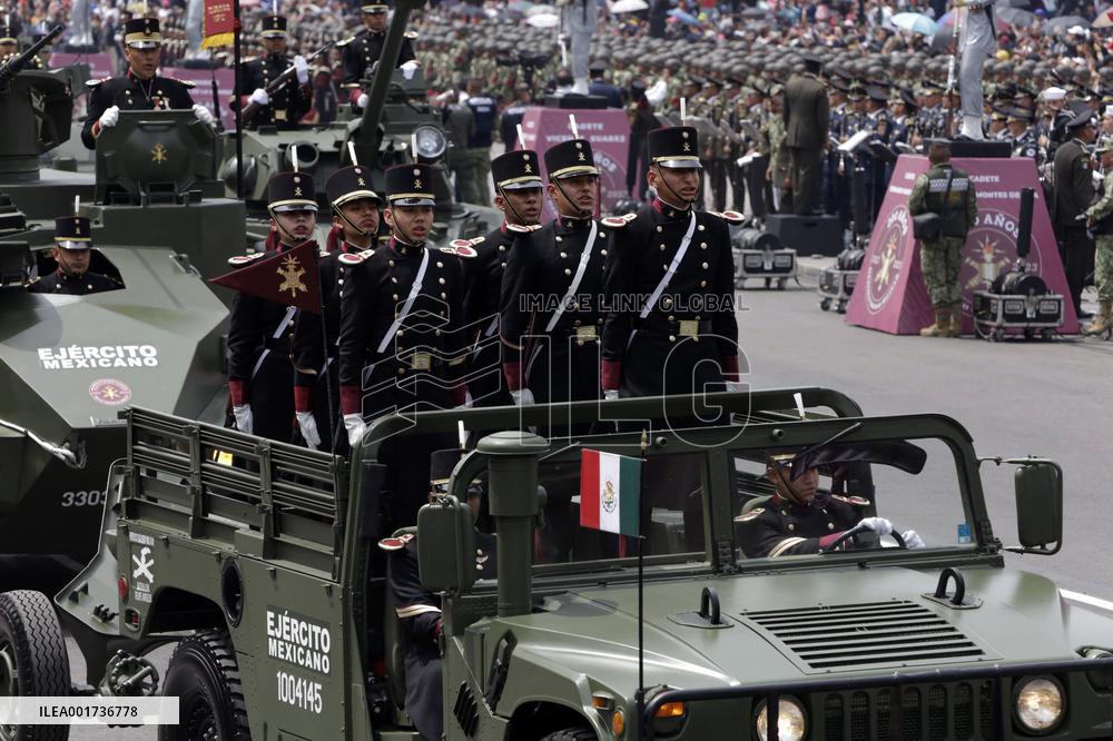 Military Parade on Independence Day - Mexico