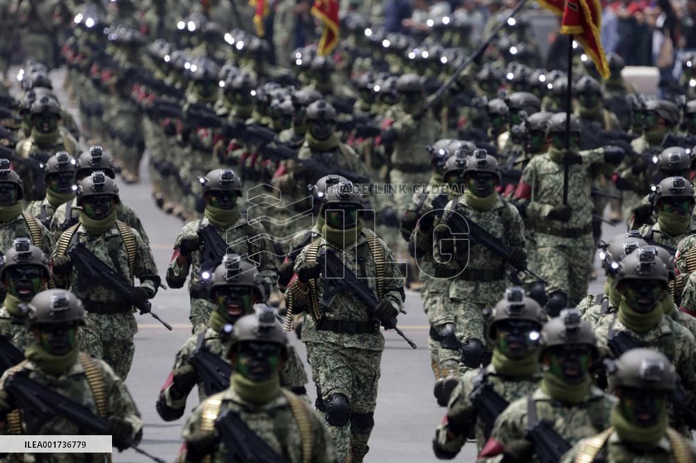 Military Parade on Independence Day - Mexico