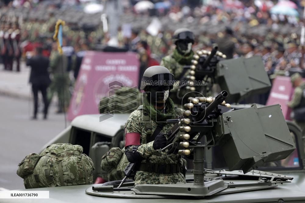 Military Parade on Independence Day - Mexico