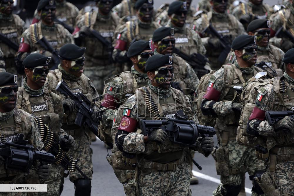 Military Parade on Independence Day - Mexico