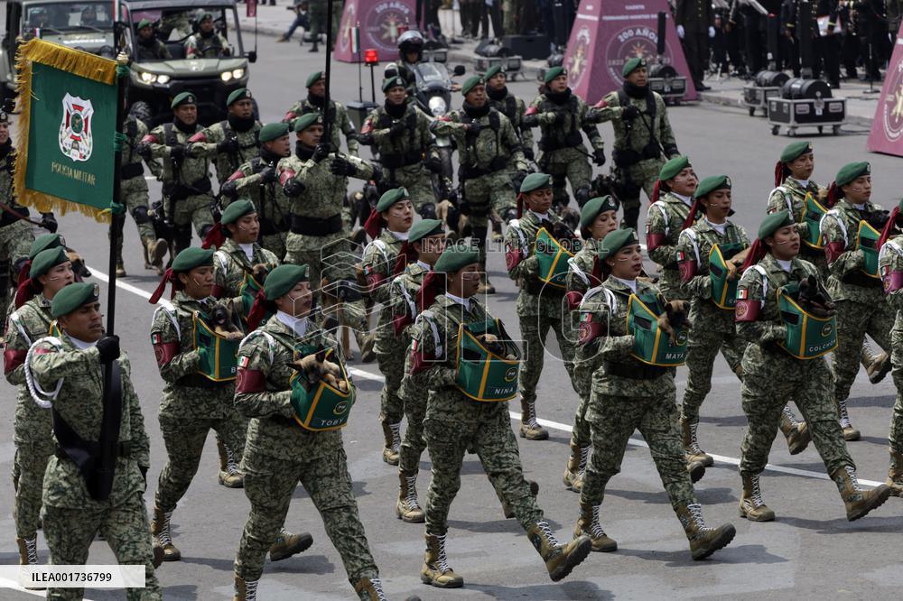 Military Parade on Independence Day - Mexico