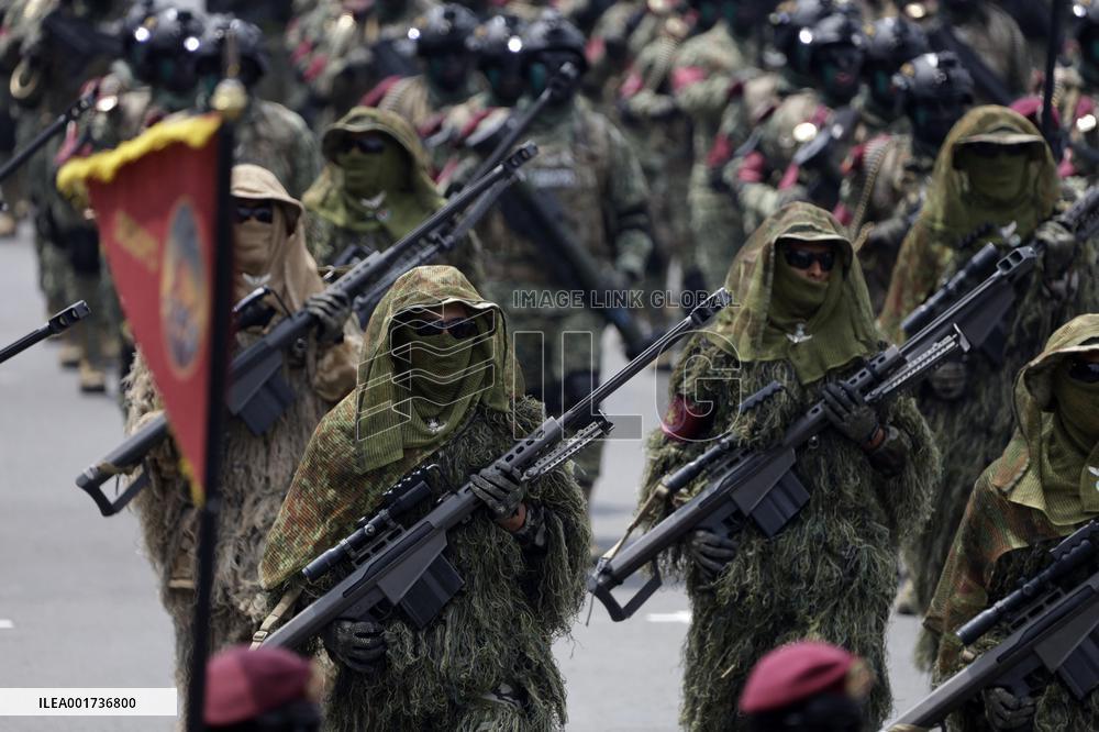 Military Parade on Independence Day - Mexico