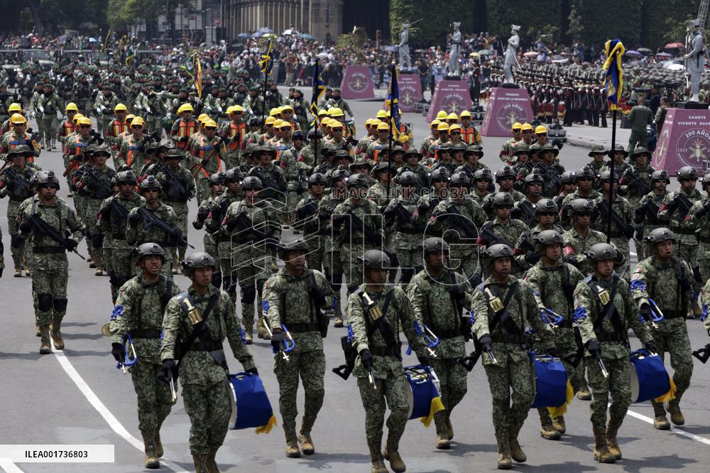 Military Parade on Independence Day - Mexico