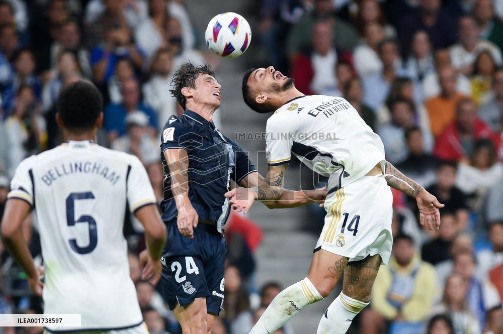 (SP)SPAIN-MADRID-FOOTBALL-SPANISH LEAGUE-REAL MADRID VS REAL SOCIEDAD