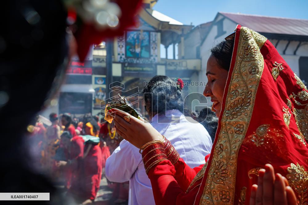 NEPAL-KATHMANDU-TEEJ FESTIVAL-CELEBRATION