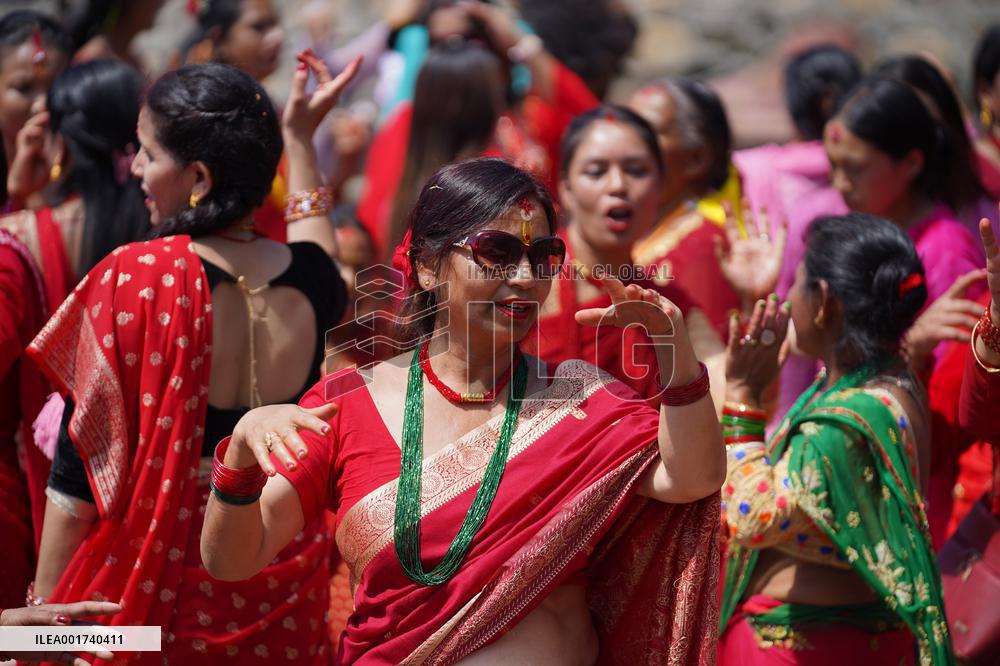 NEPAL-KATHMANDU-TEEJ FESTIVAL-CELEBRATION
