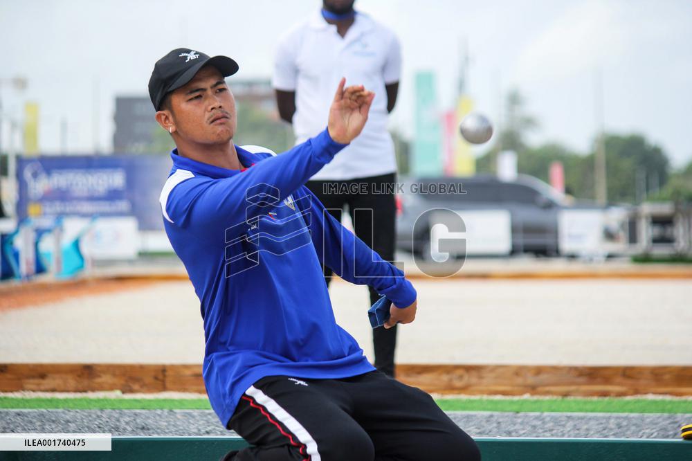 (SP)BENIN-COTONOU-WORLD PETANQUE CHAMPIONSHIPS-FINAL