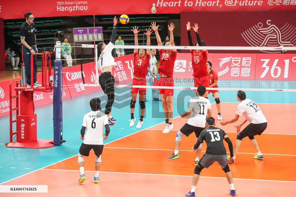 Hangzhou Asian Games Men's Volleyball Preliminaries Japan VS Afghanistan