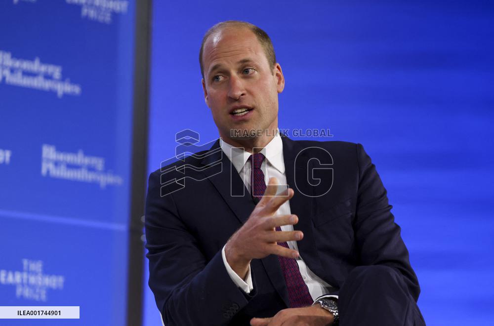 Britain's Prince William visits New York