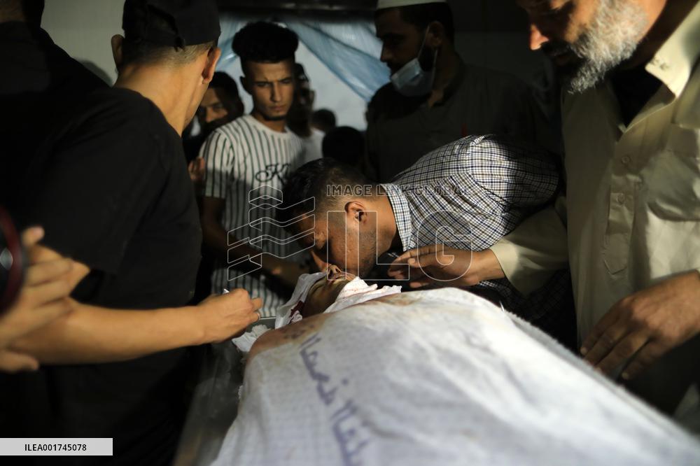 MIDEAST-GAZA-KHAN YOUNIS-KILLED PALESTINIAN YOUTH
