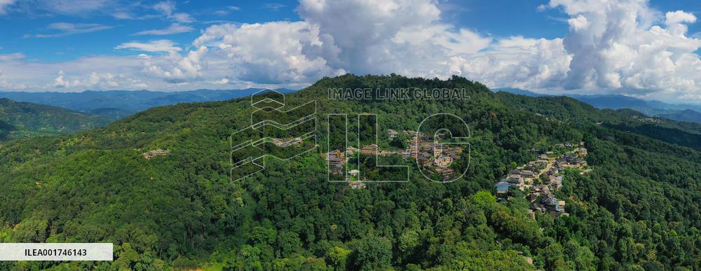 (SKYEYE) CHINA-YUNNAN-PU'ER-OLD TEA FOREST-AERIAL VIEW (CN)