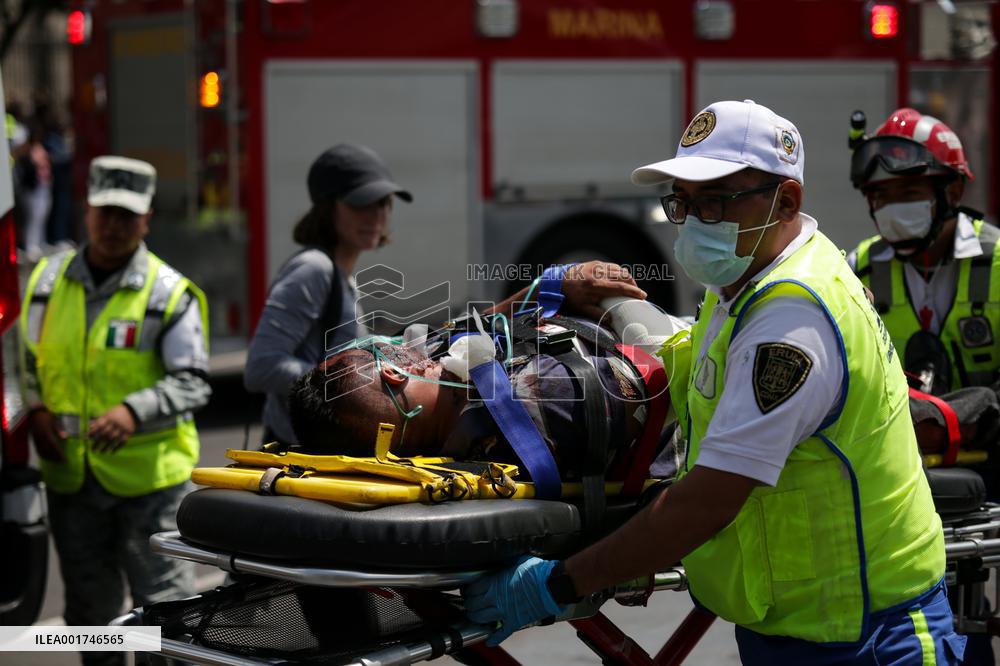 MEXICO-MEXICO CITY-EARTHQUAKE-NATIONAL DRILL