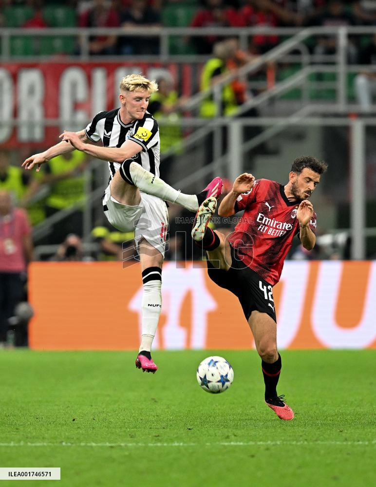 (SP)ITALY-MILAN-FOOTBALL-UEFA CHAMPIONS LEAGUE-AC MILAN VS NEWCASTLE UNITED