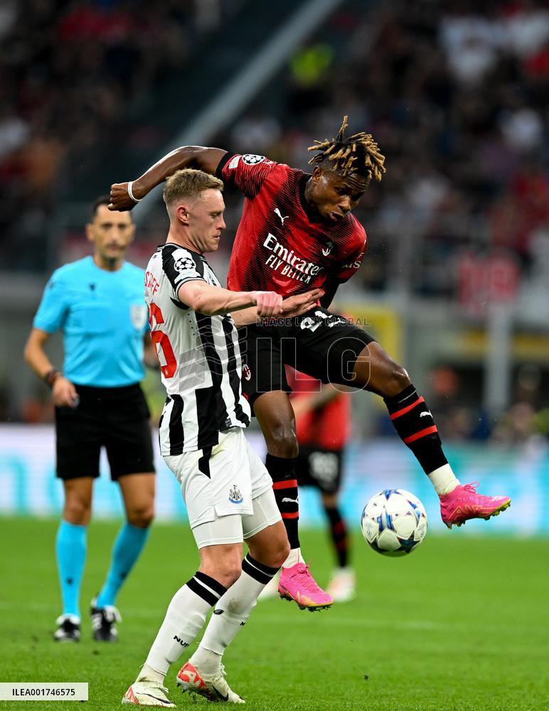 (SP)ITALY-MILAN-FOOTBALL-UEFA CHAMPIONS LEAGUE-AC MILAN VS NEWCASTLE UNITED