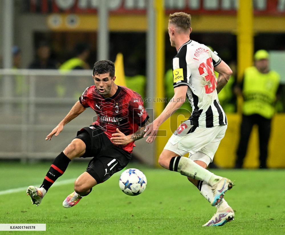 (SP)ITALY-MILAN-FOOTBALL-UEFA CHAMPIONS LEAGUE-AC MILAN VS NEWCASTLE UNITED