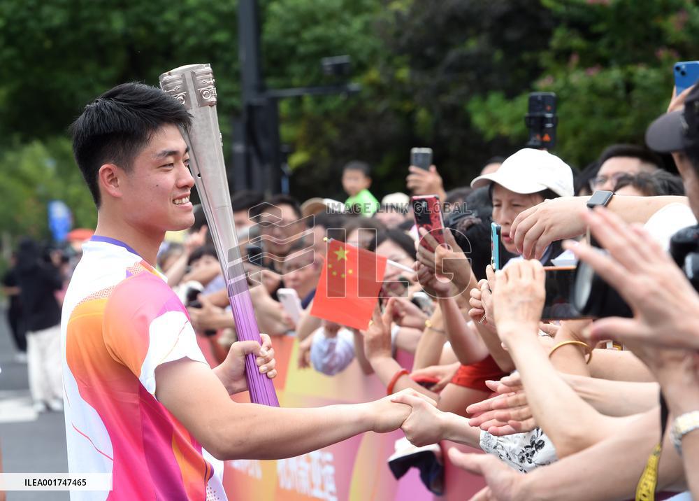 (SP)CHINA-ZHEJIANG-HANGZHOU-ASIAN GAMES-TORCH RELAY (CN)
