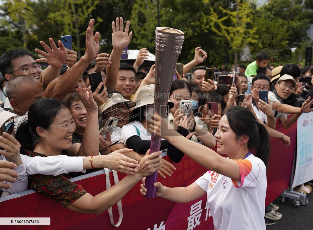 (SP)CHINA-ZHEJIANG-HANGZHOU-ASIAN GAMES-TORCH RELAY (CN)