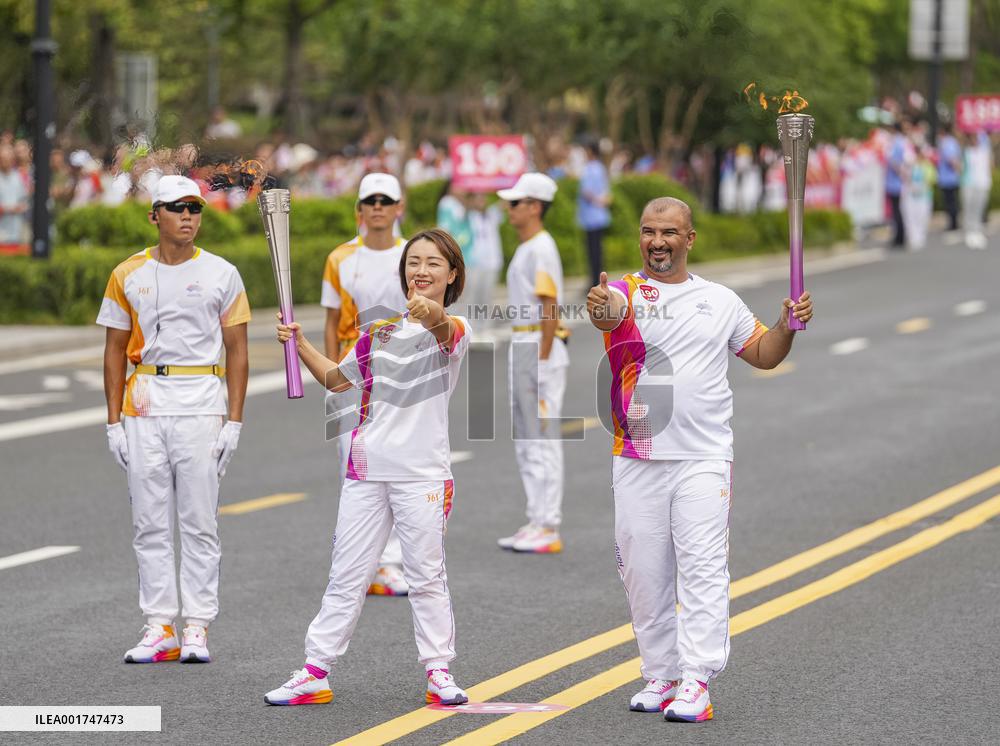 (SP)CHINA-ZHEJIANG-HANGZHOU-ASIAN GAMES-TORCH RELAY (CN)