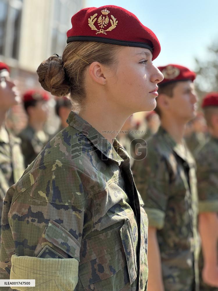 Princess Leonor During Her Military Training - Spain