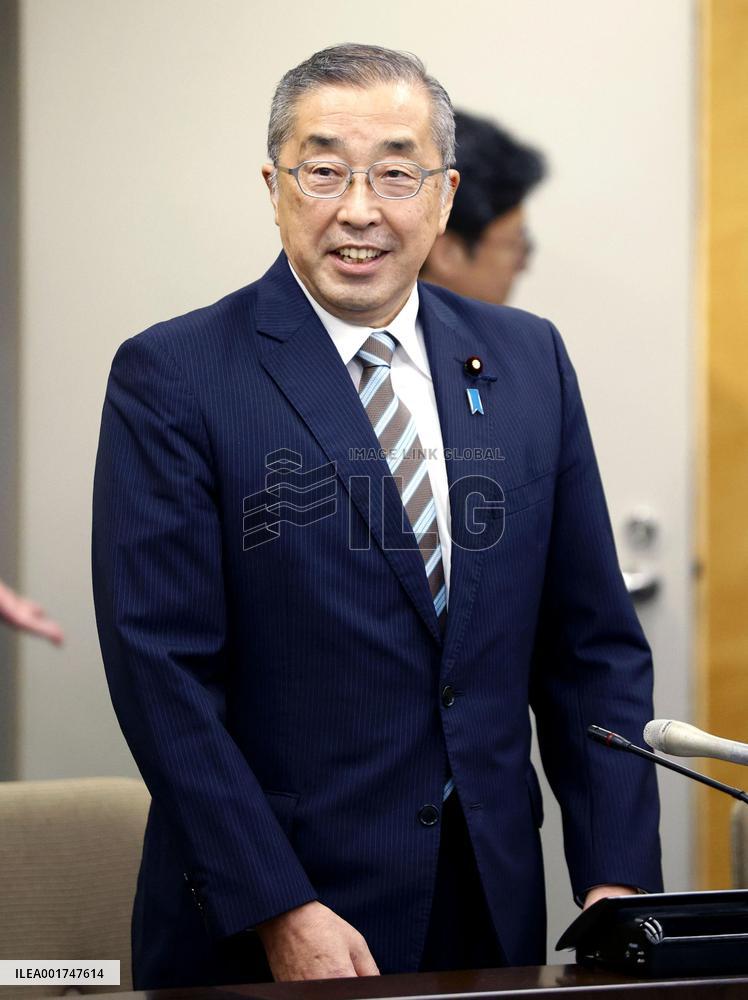 New Japanese internal affairs minister Suzuki