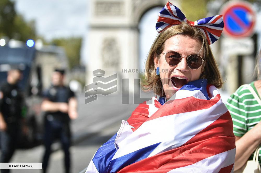 King Charles Visit To France - Atmosphere At The Arch Of Triumph - Paris