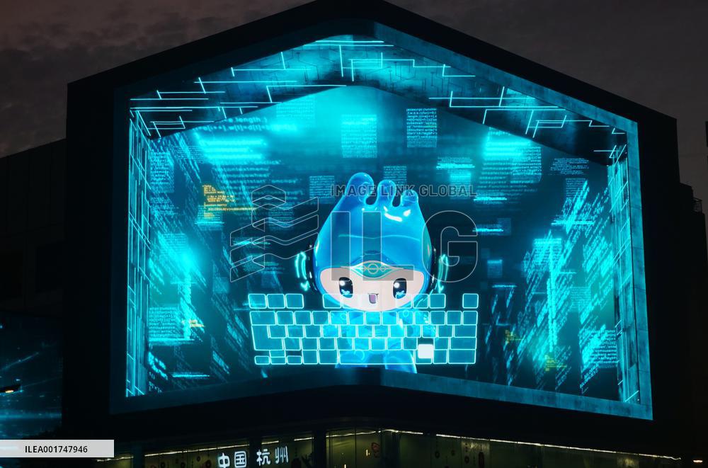 Naked Eye 3D Asian Games Mascot