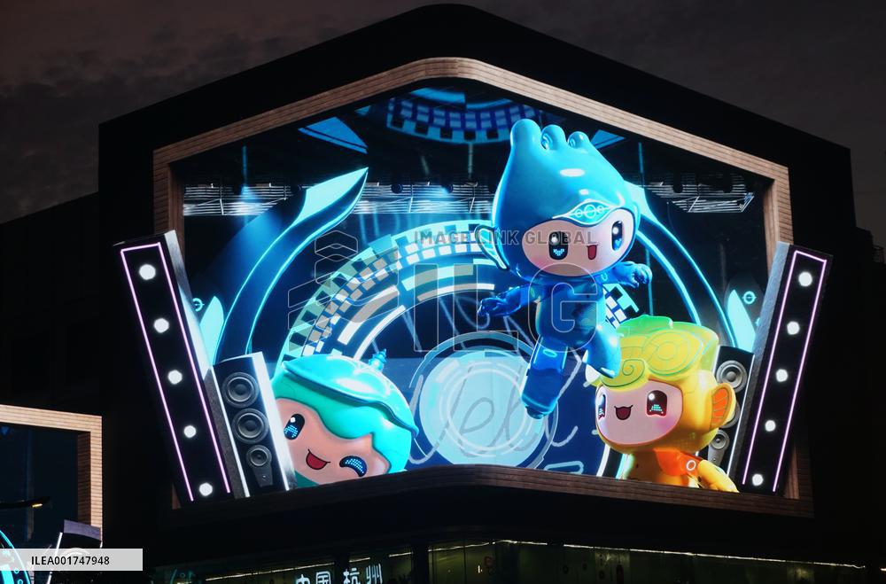 Naked Eye 3D Asian Games Mascot