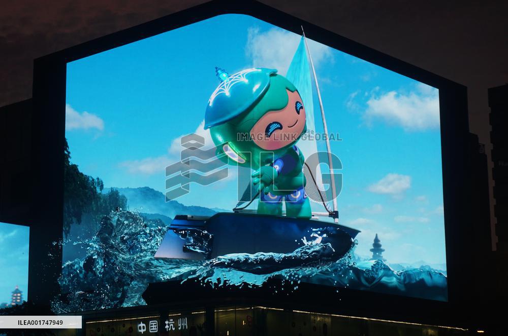 Naked Eye 3D Asian Games Mascot