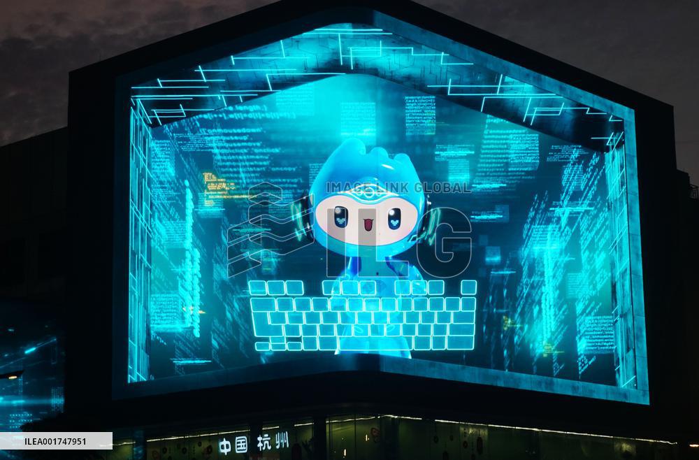 Naked Eye 3D Asian Games Mascot