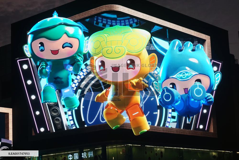 Naked Eye 3D Asian Games Mascot