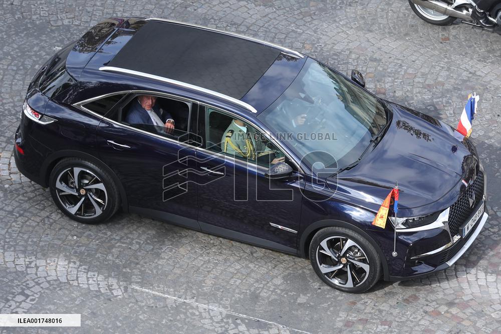 King Charles Visit To France - Ceremony At The Arc De Triomphe