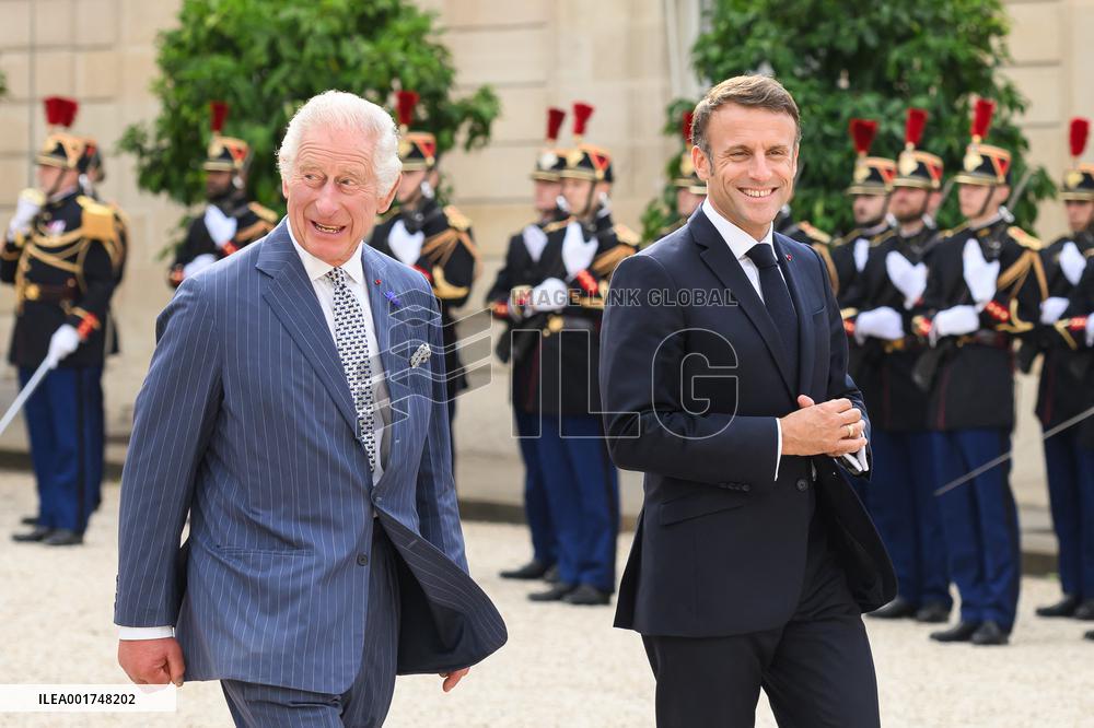 King Charles Visit To France - Departure To The UK Embassy Residence