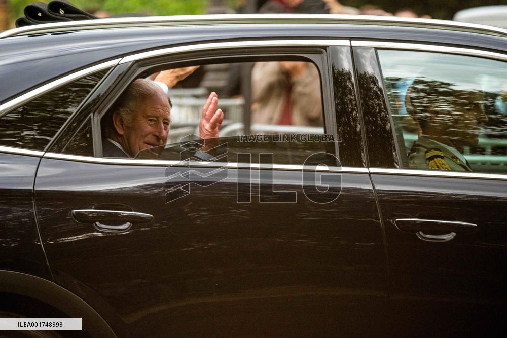 King Charles Visit To France - Ceremony At The Arc De Triomphe