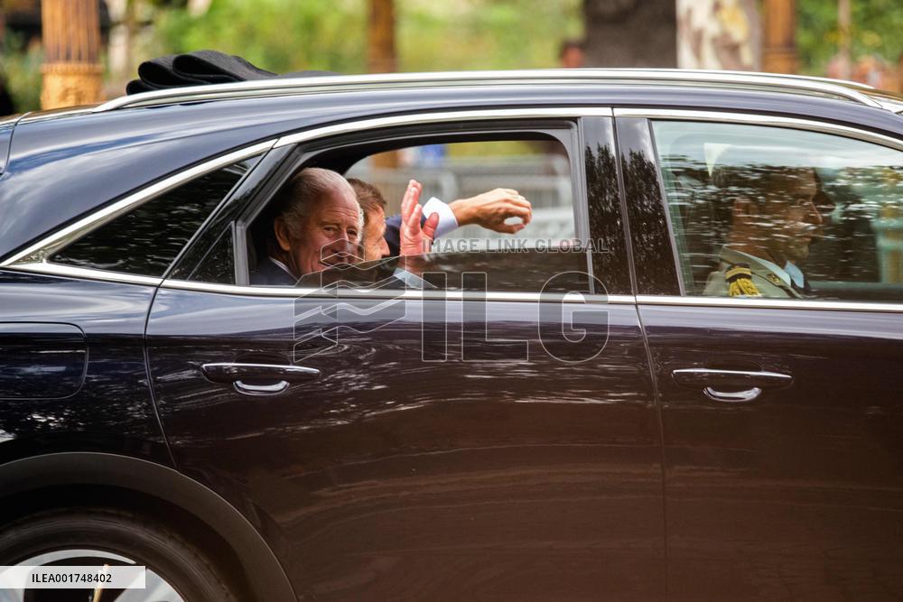 King Charles Visit To France - Ceremony At The Arc De Triomphe