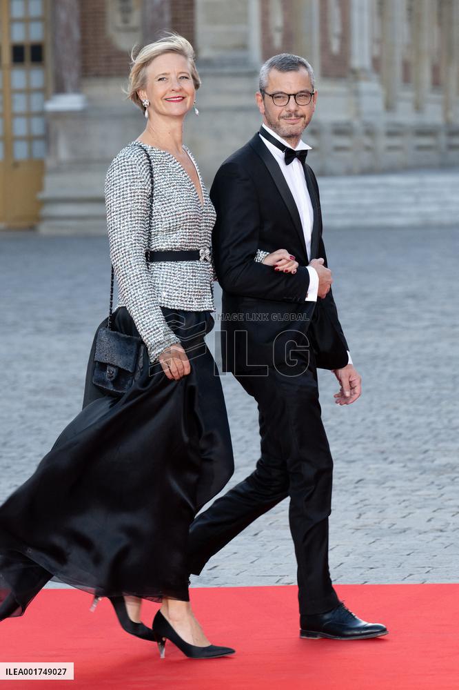 King Charles III and Queen Camilla visit  to France- Versailles