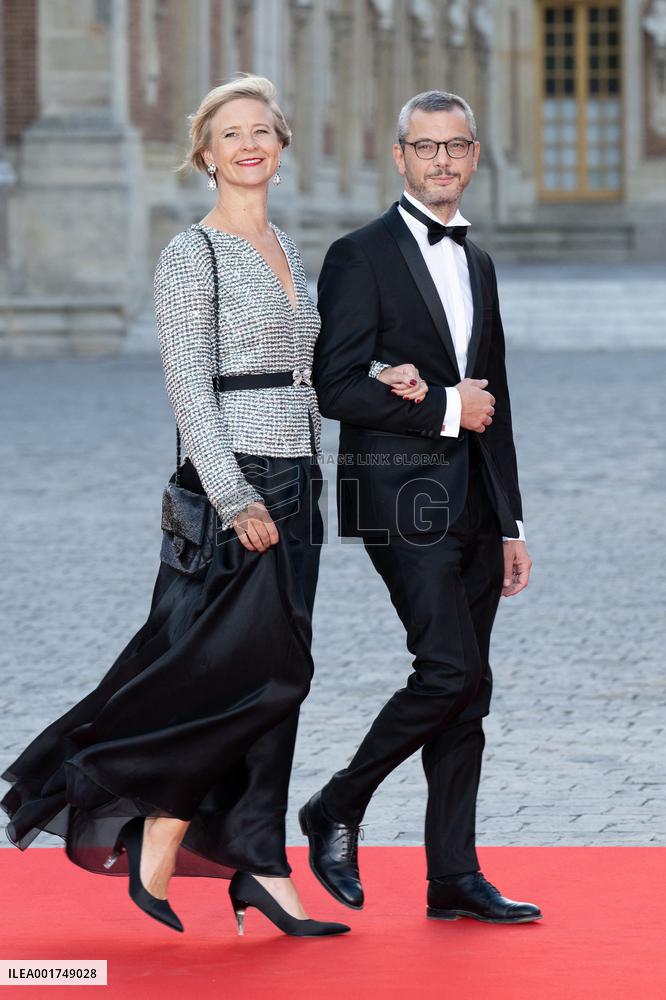 King Charles III and Queen Camilla visit  to France- Versailles