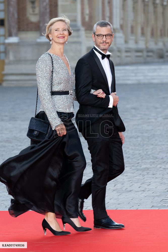 King Charles III and Queen Camilla visit  to France- Versailles