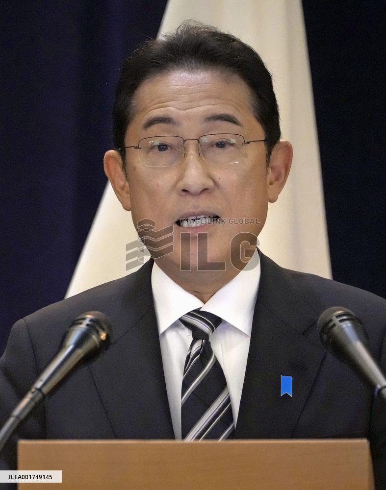 Japan PM Kishida in New York