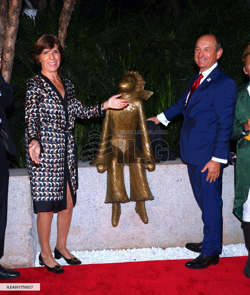 The Little Prince Bronze Statue Unveiling - NYC