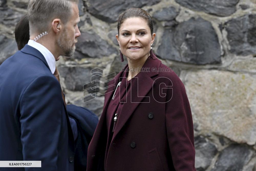 Sweden's Crown Princess Victoria and Sweden's Prince Daniel in Finland