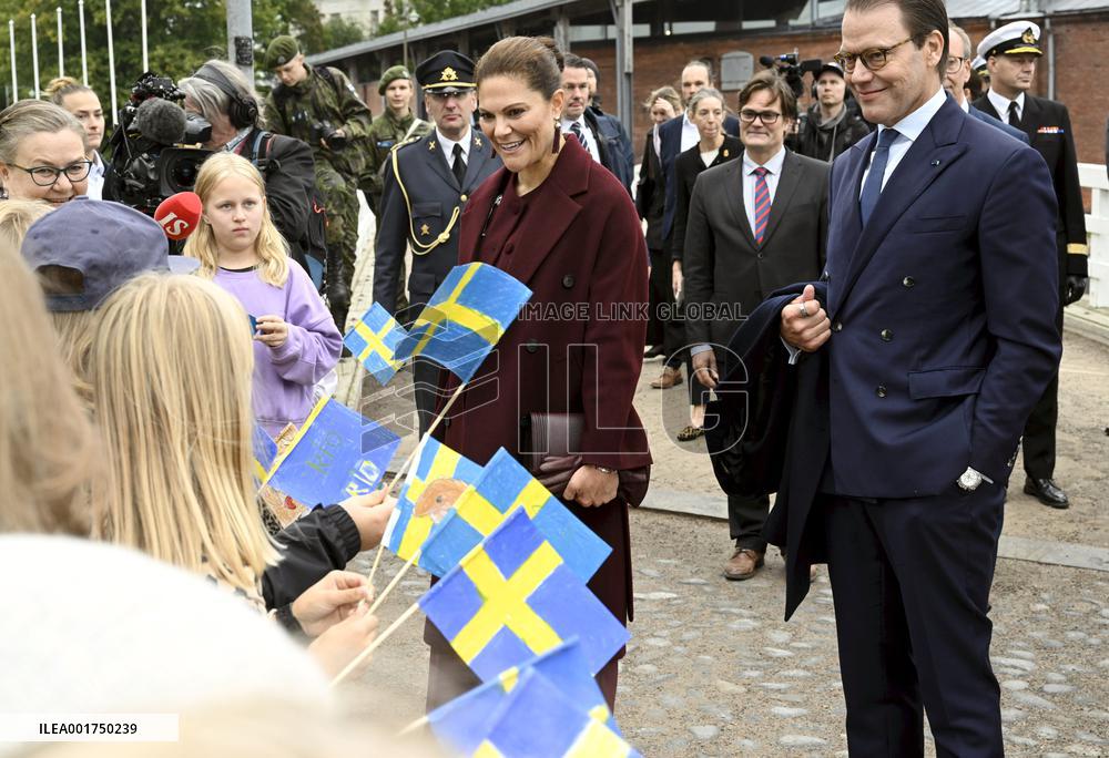 Sweden's Crown Princess Victoria and Sweden's Prince Daniel in Finland